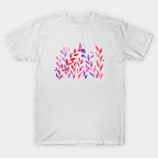 Between purple and red plants T-Shirt